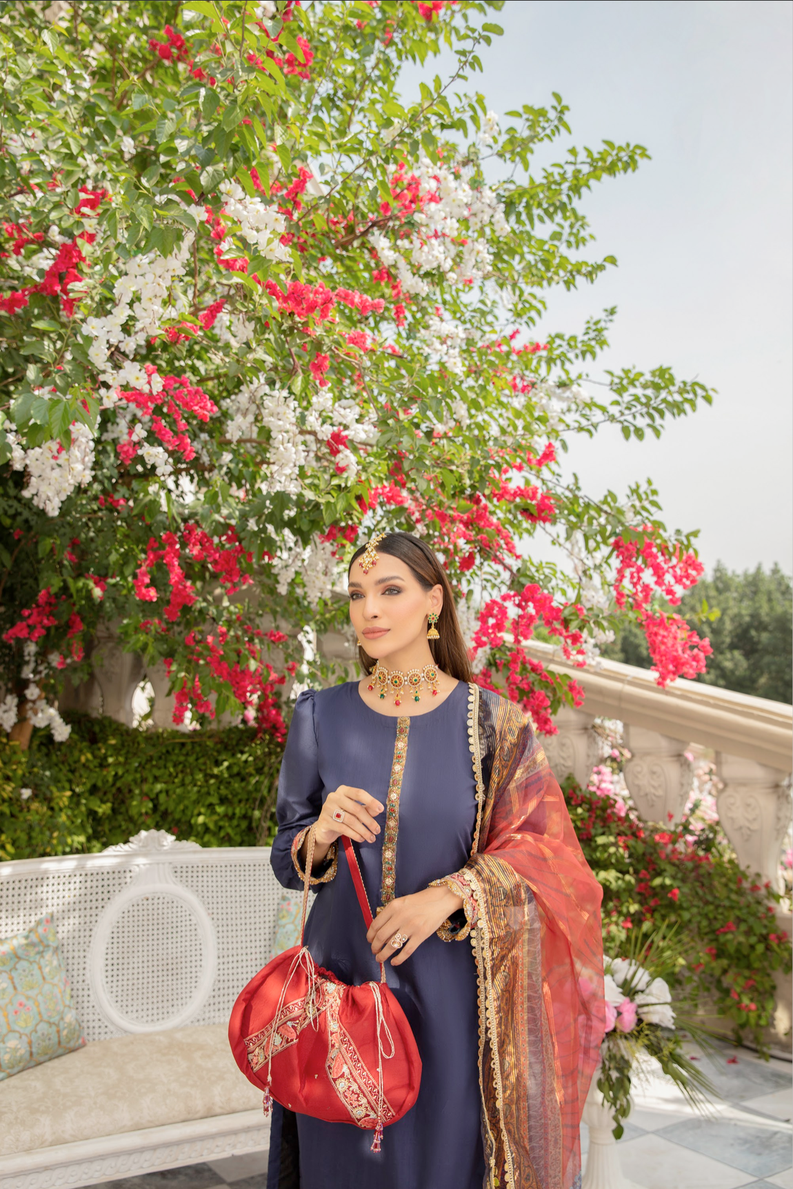 Navy Blue IVANA Luxury Ladies Suit