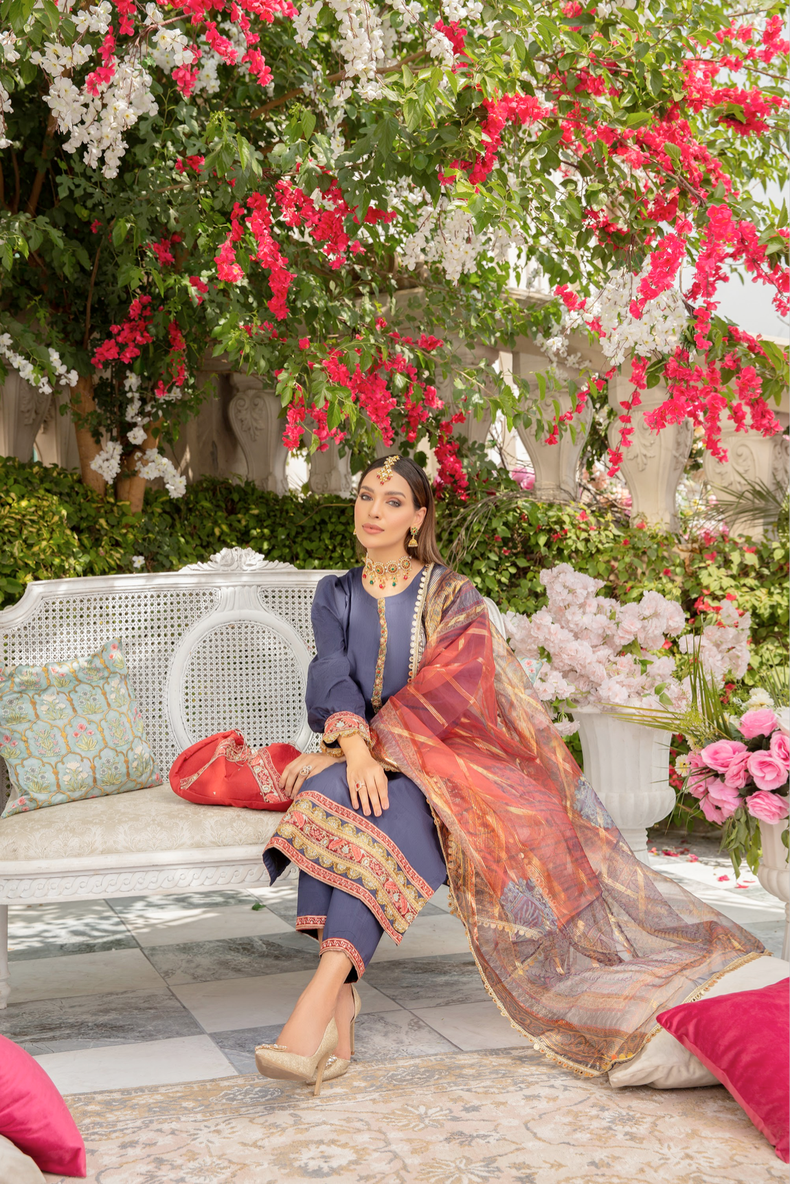 Navy Blue IVANA Luxury Ladies Suit