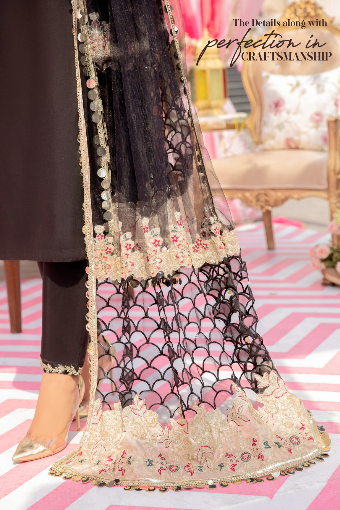 Black IVANA Luxury Ladies Suit