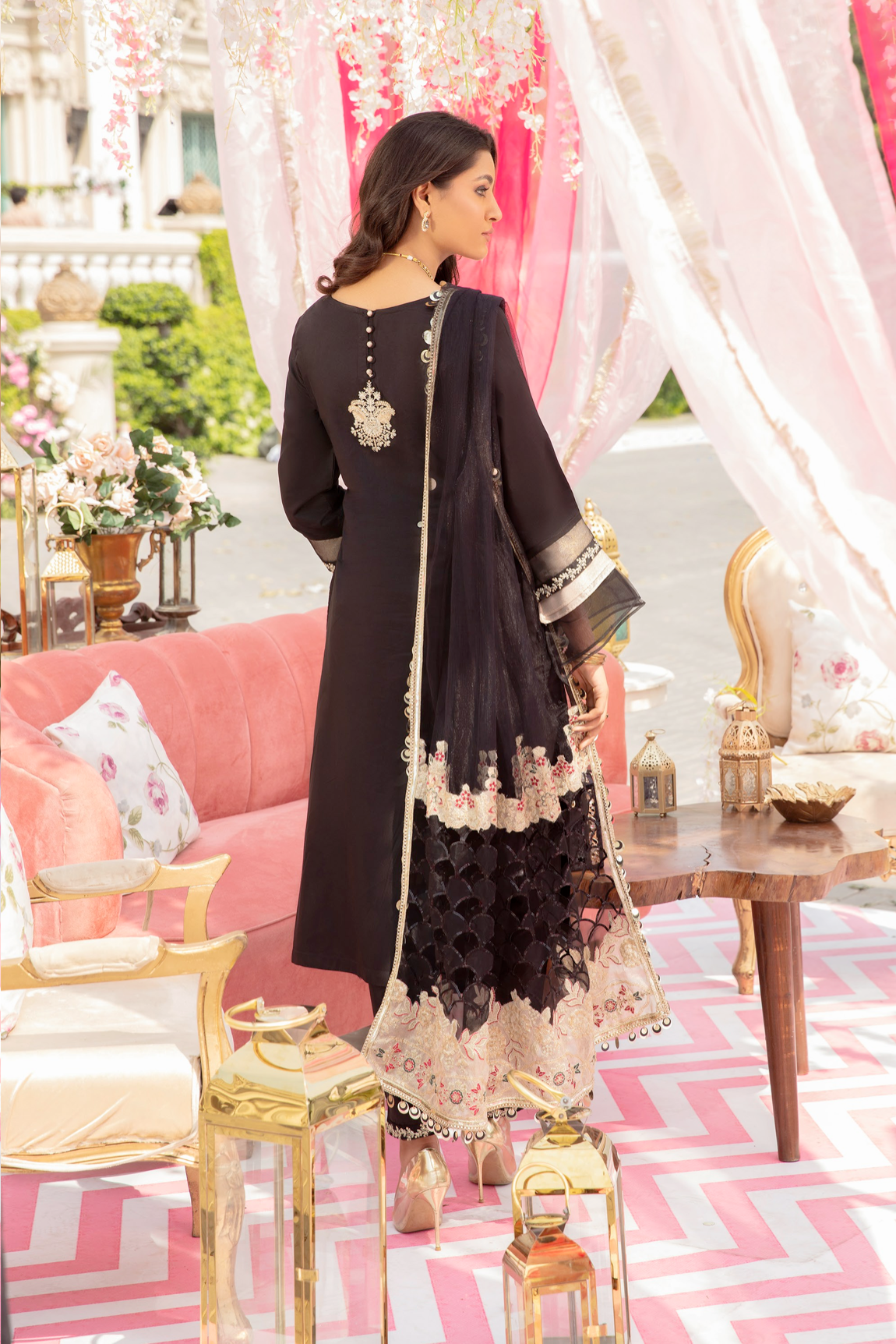 Black IVANA Luxury Ladies Suit