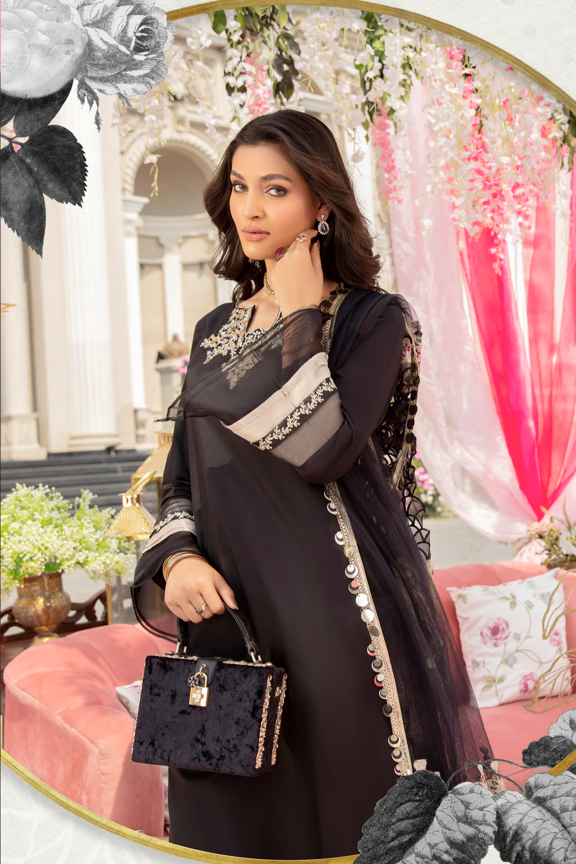 Black IVANA Luxury Ladies Suit