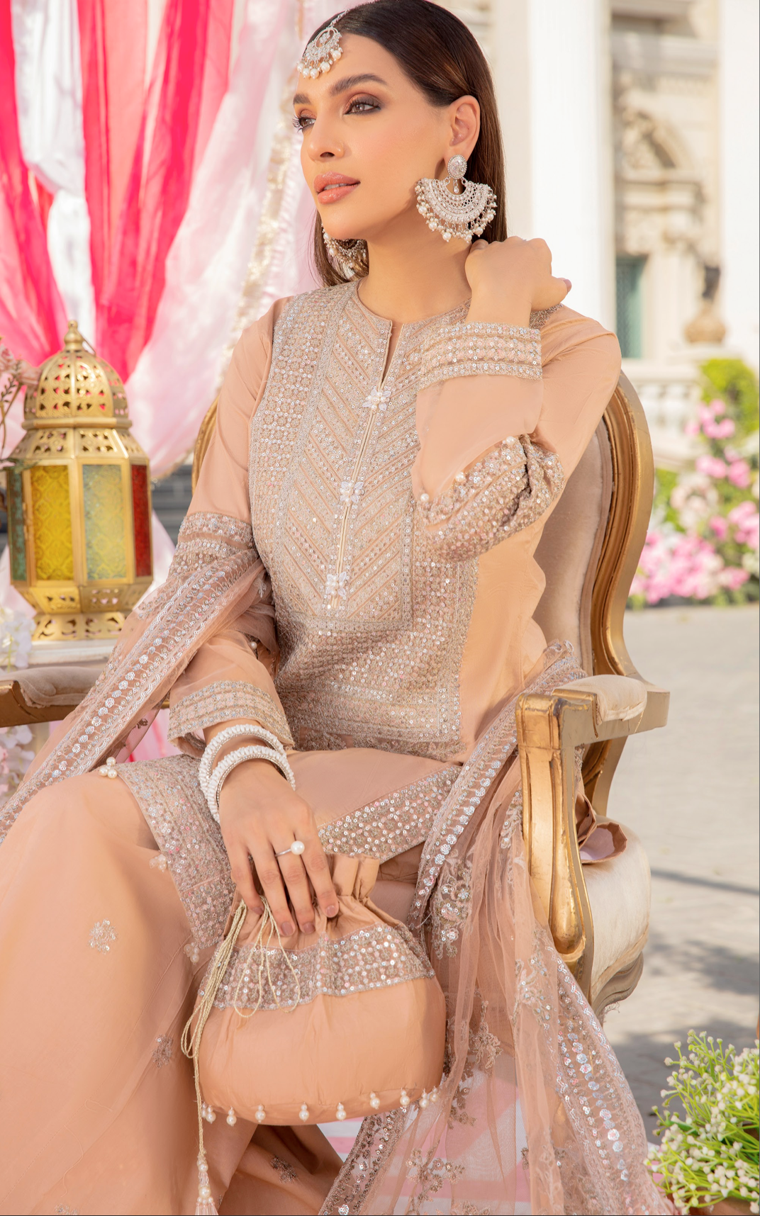 Light Brown IVANA Luxury Ladies Suit