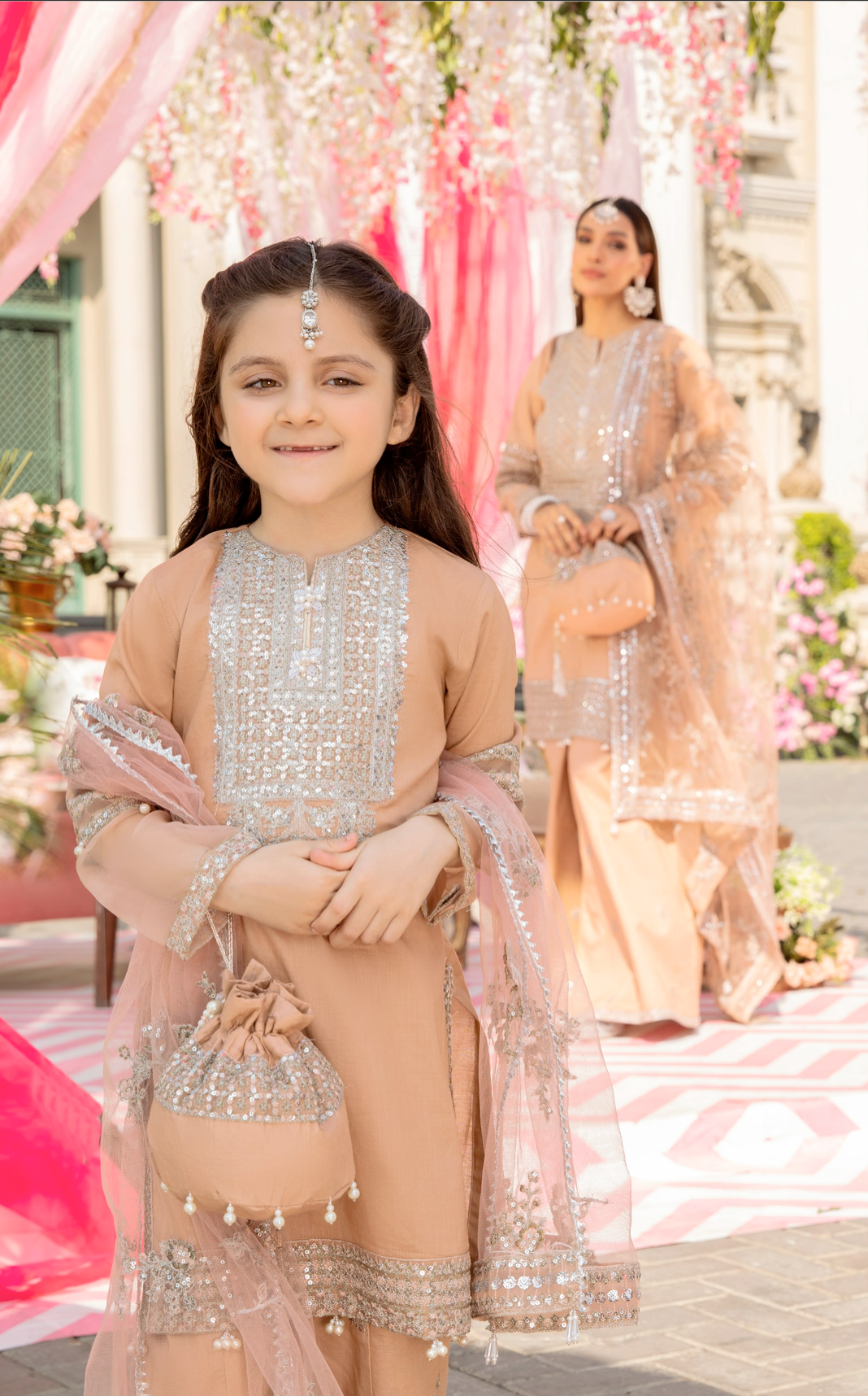 Light Brown IVANA Luxury Girls Suit