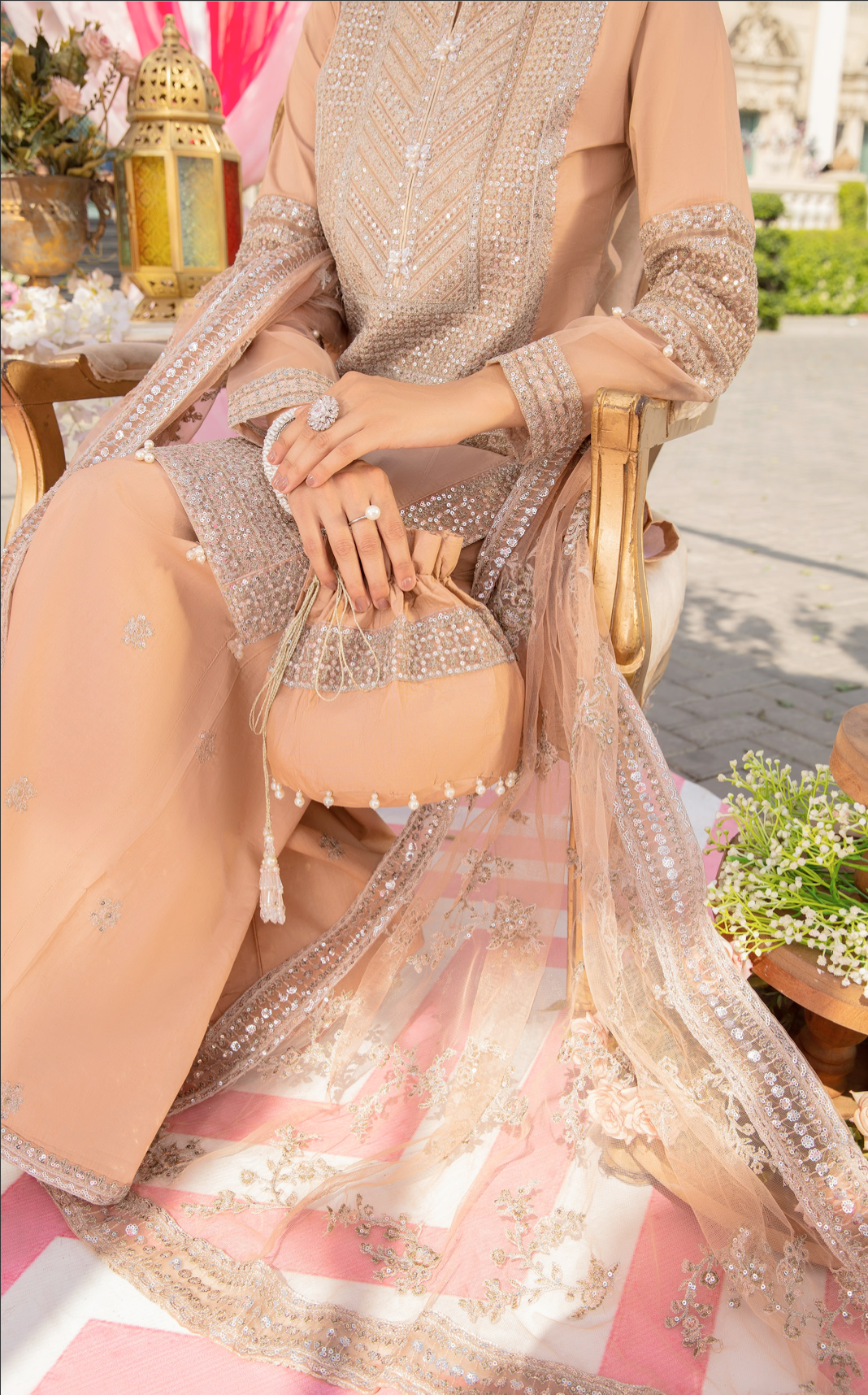 Light Brown IVANA Luxury Ladies Suit