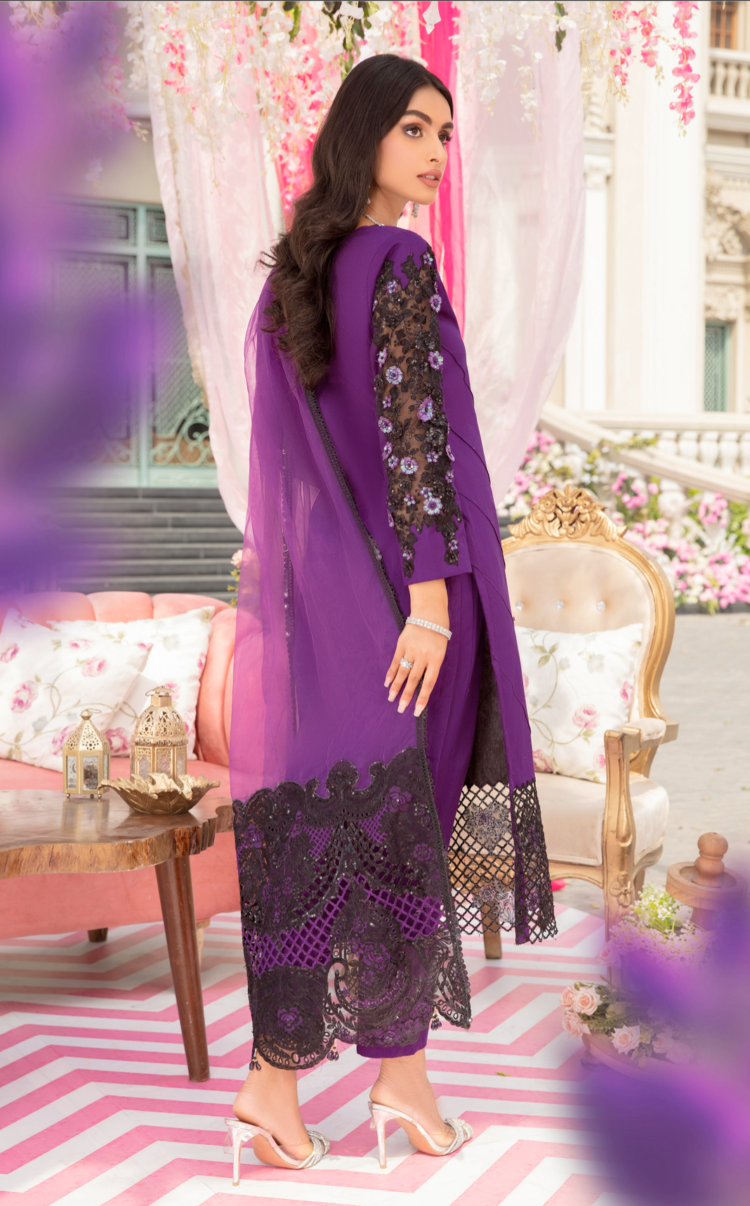 Purple IVANA Luxury Ladies Suit