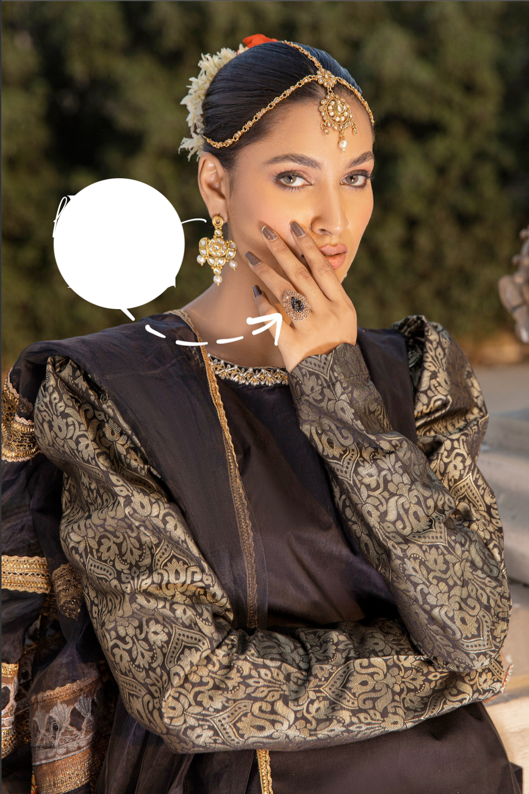 Black IVANA Luxury Ladies Suit