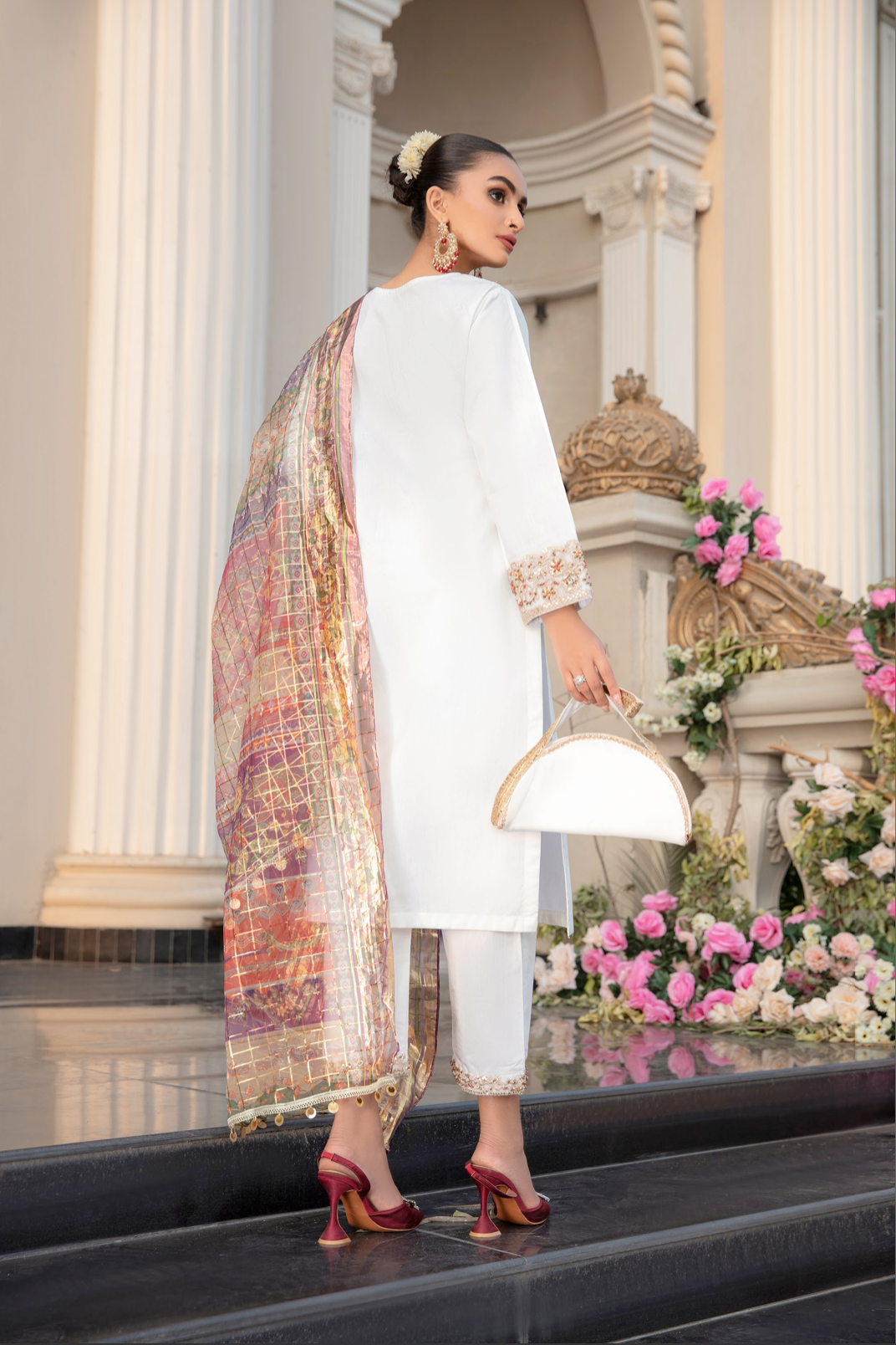 White IVANA Luxury Ladies Suit
