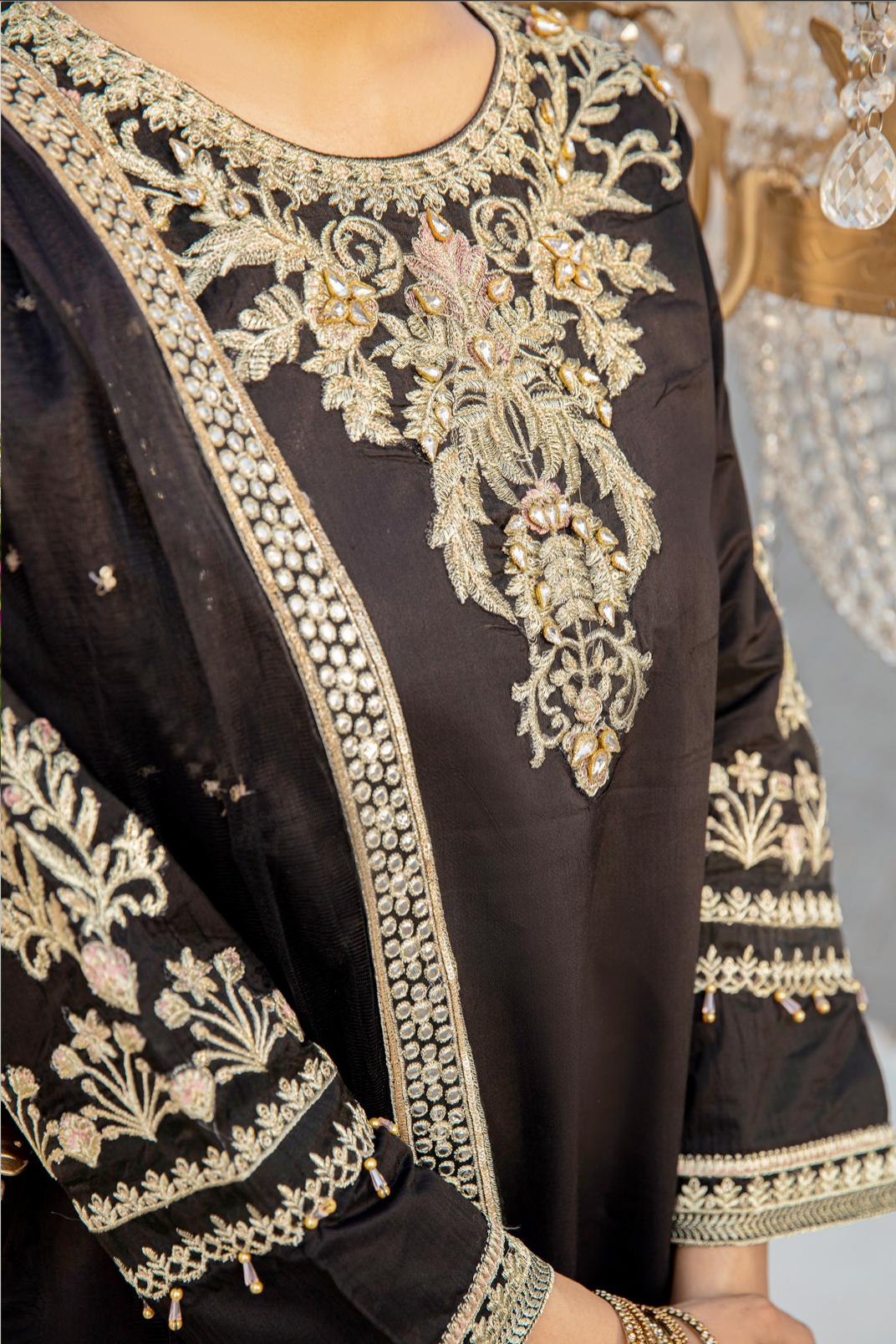 Black IVANA Luxury Ladies Suit