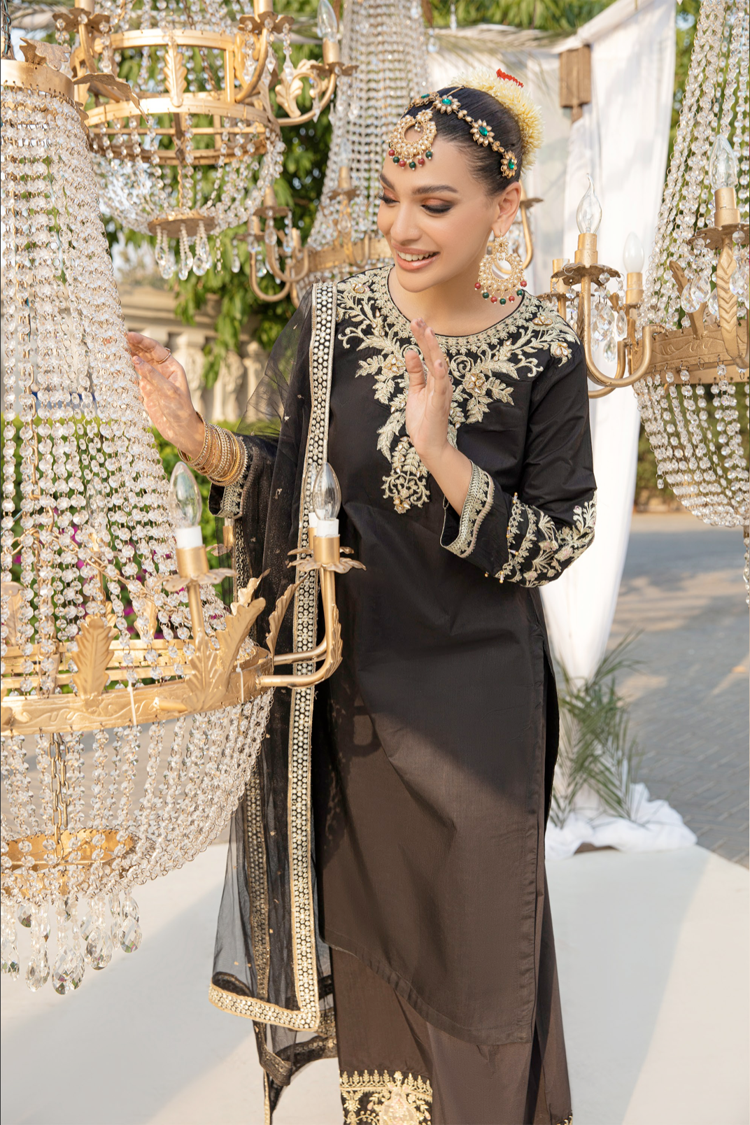 Black IVANA Luxury Ladies Suit