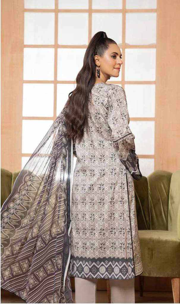 Grey Munira Designer Lawn Ladies Suit