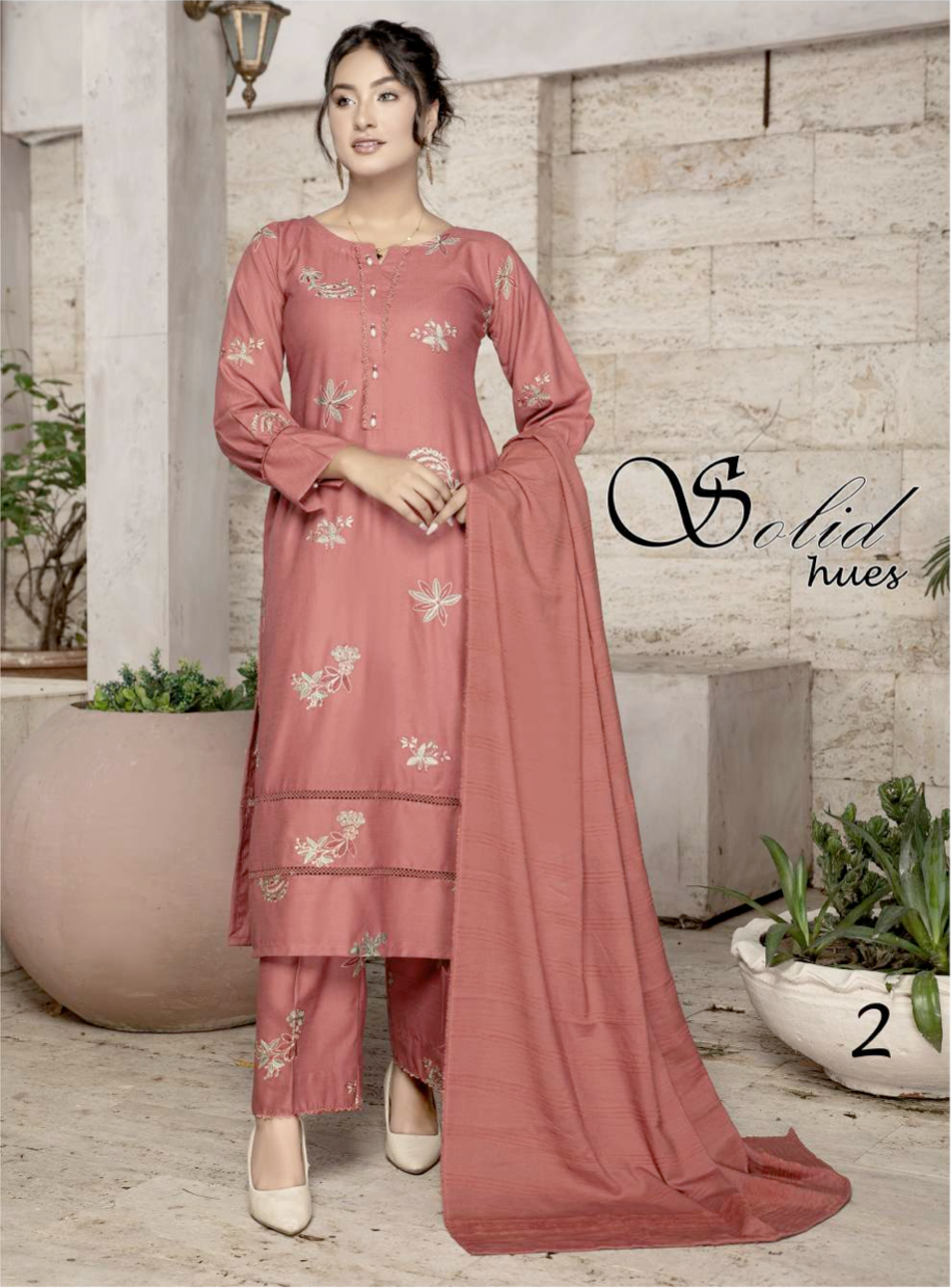 Pink Umang Dhanak Ladies Suit