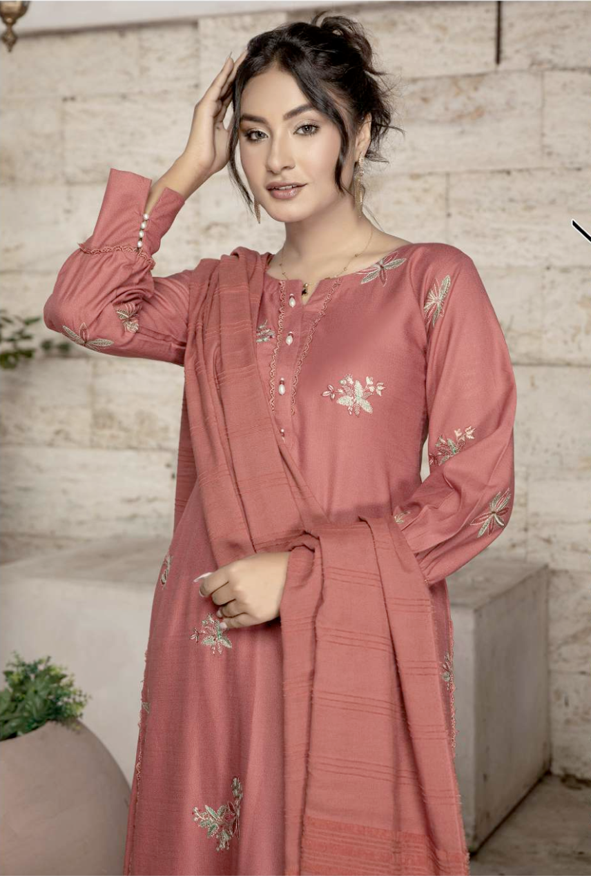 Pink Umang Dhanak Ladies Suit