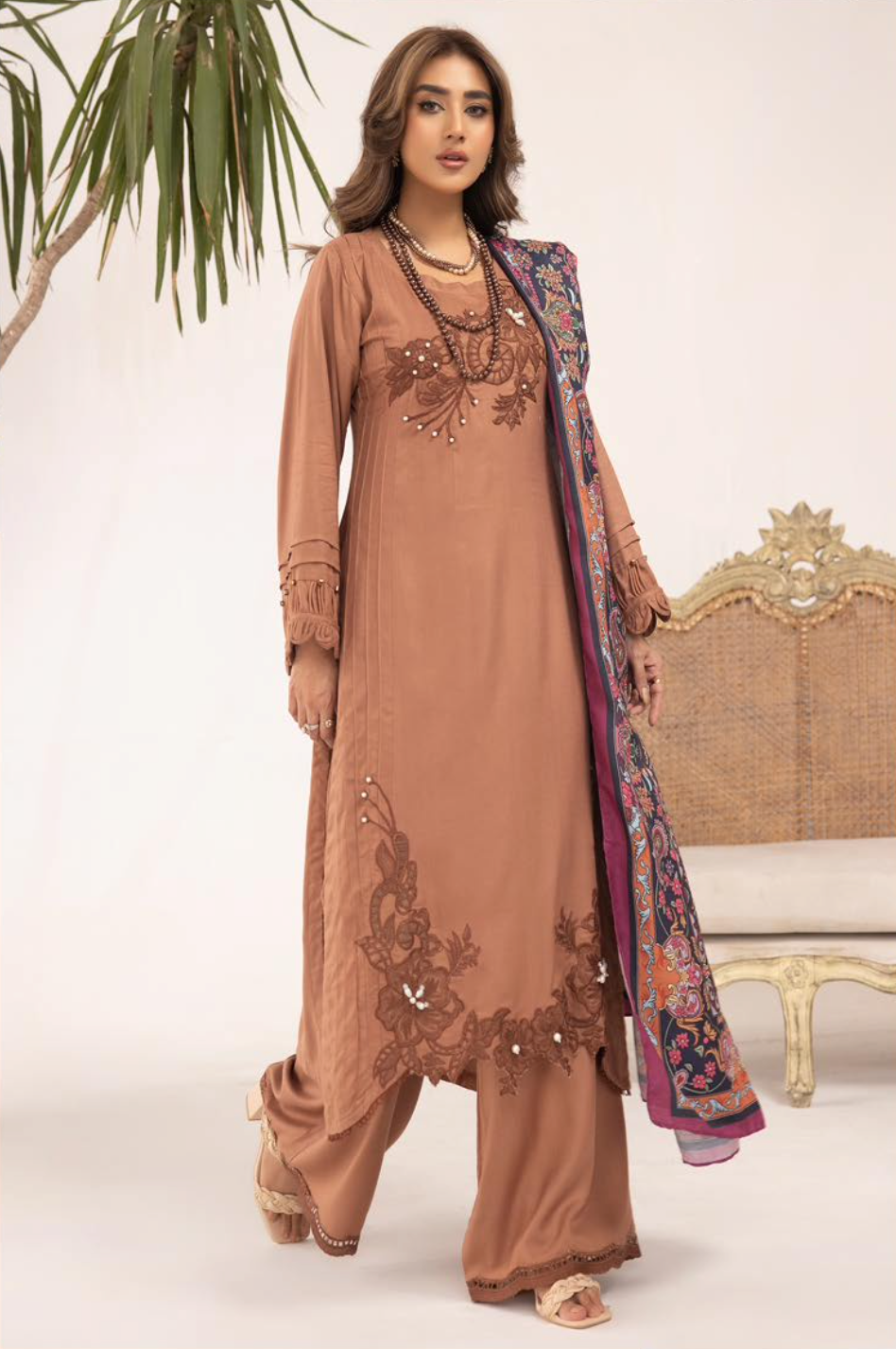 Brown Florence Marina Ladies Suit