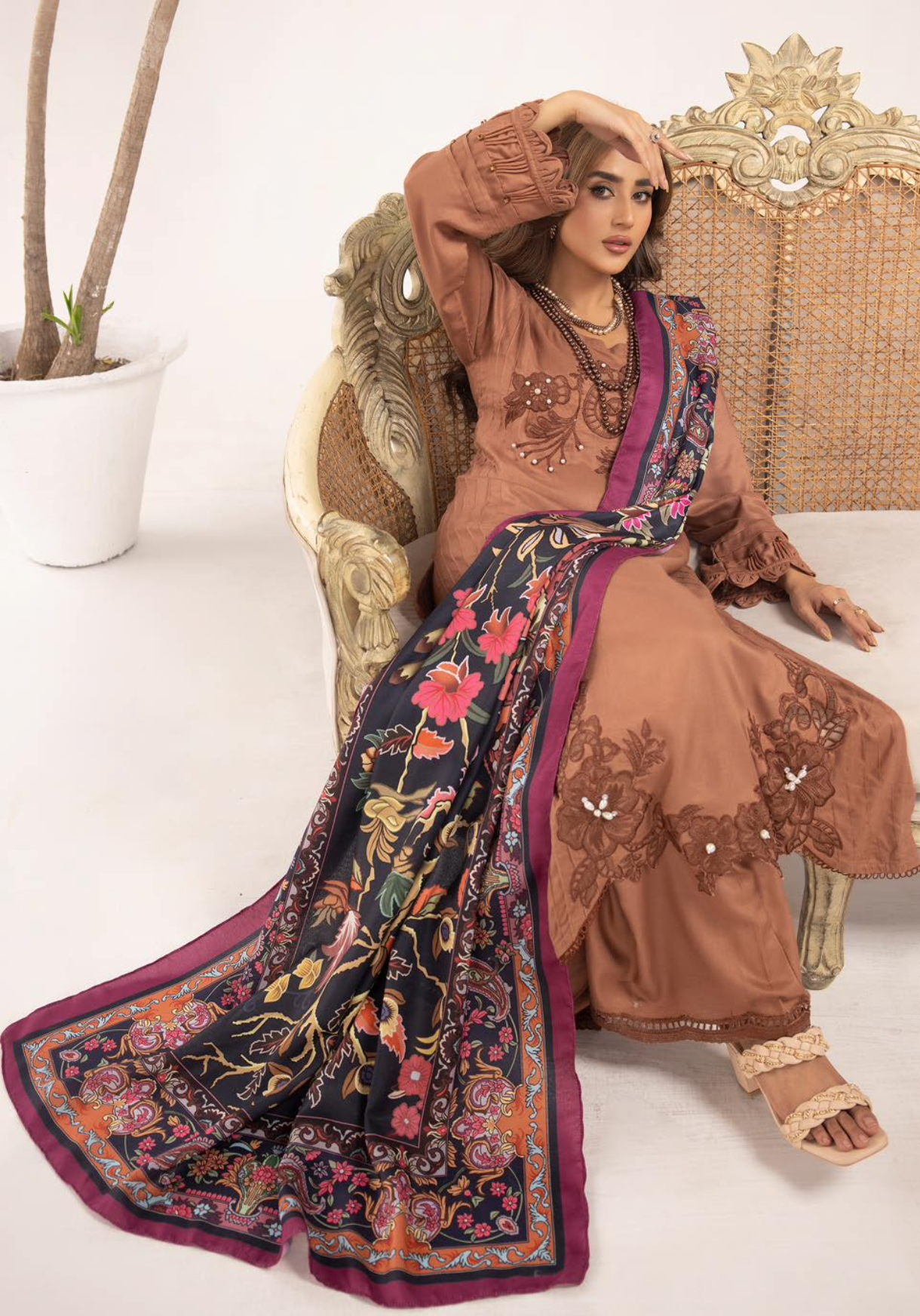 Brown Florence Marina Ladies Suit