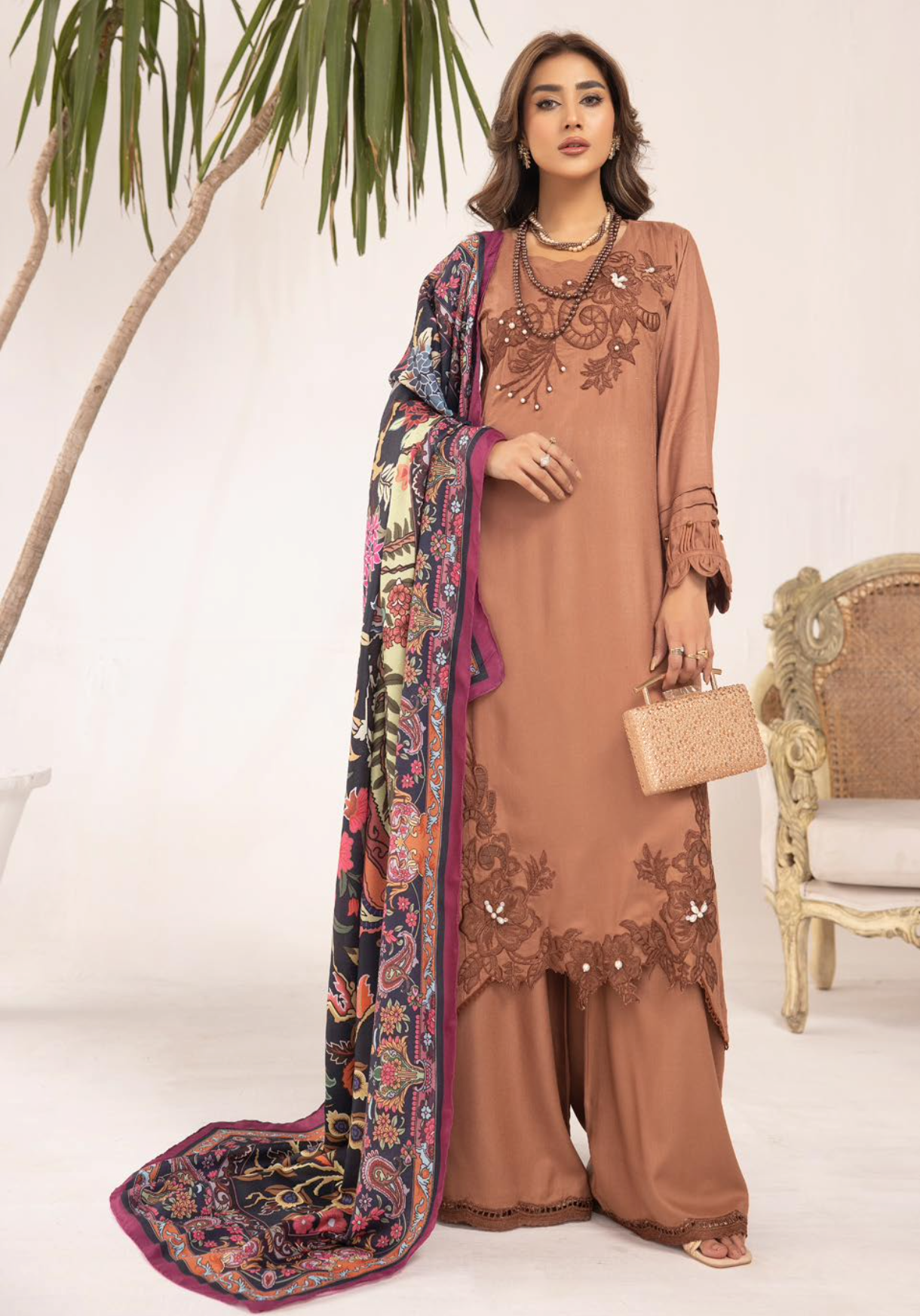 Brown Florence Marina Ladies Suit