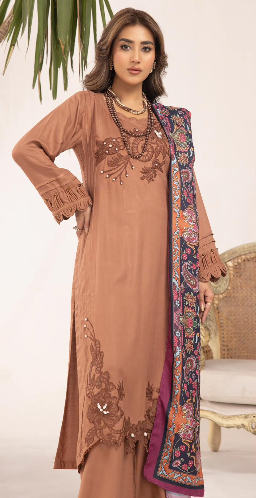 Brown Florence Marina Ladies Suit