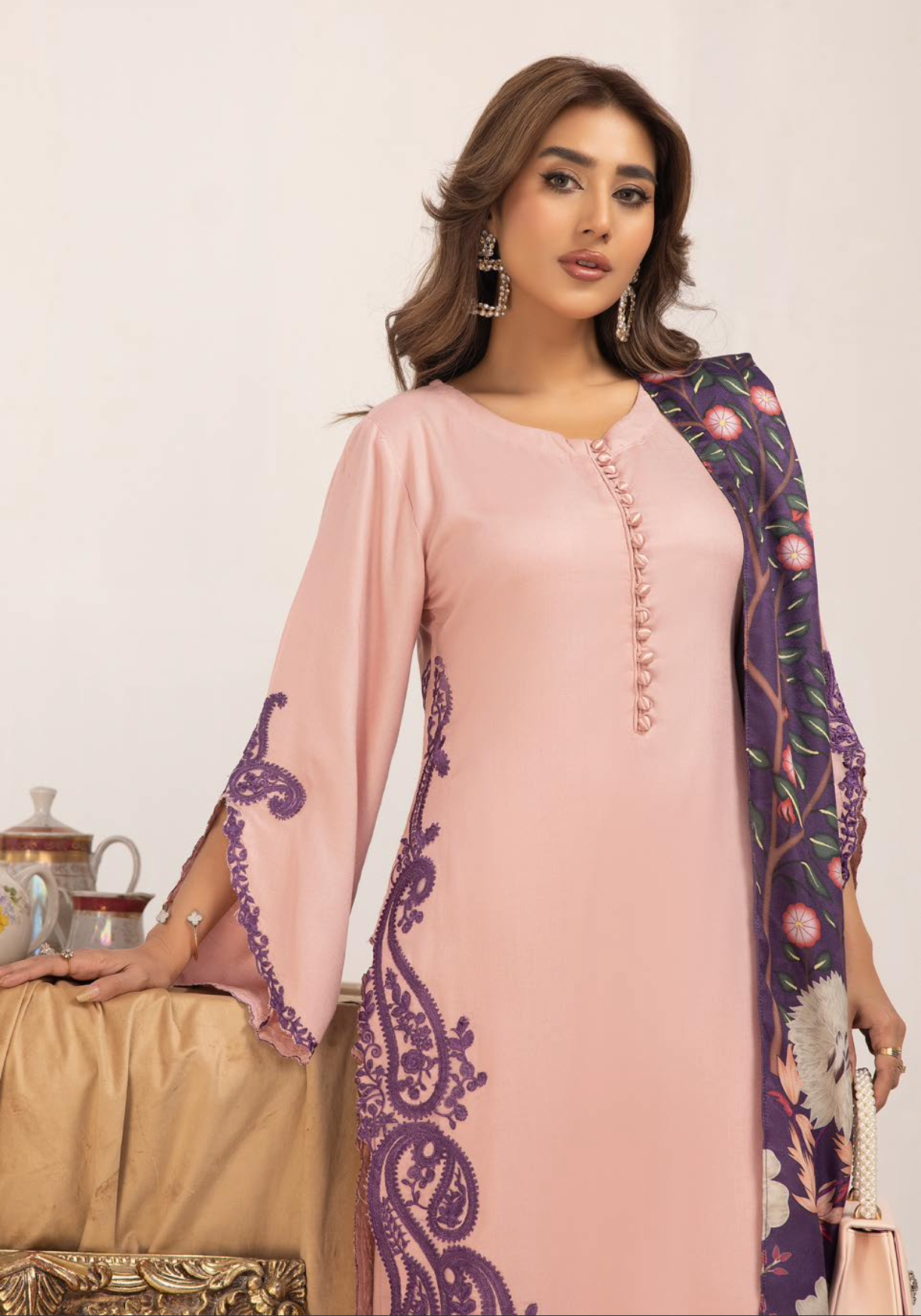Pink Florence Marina Ladies Suit