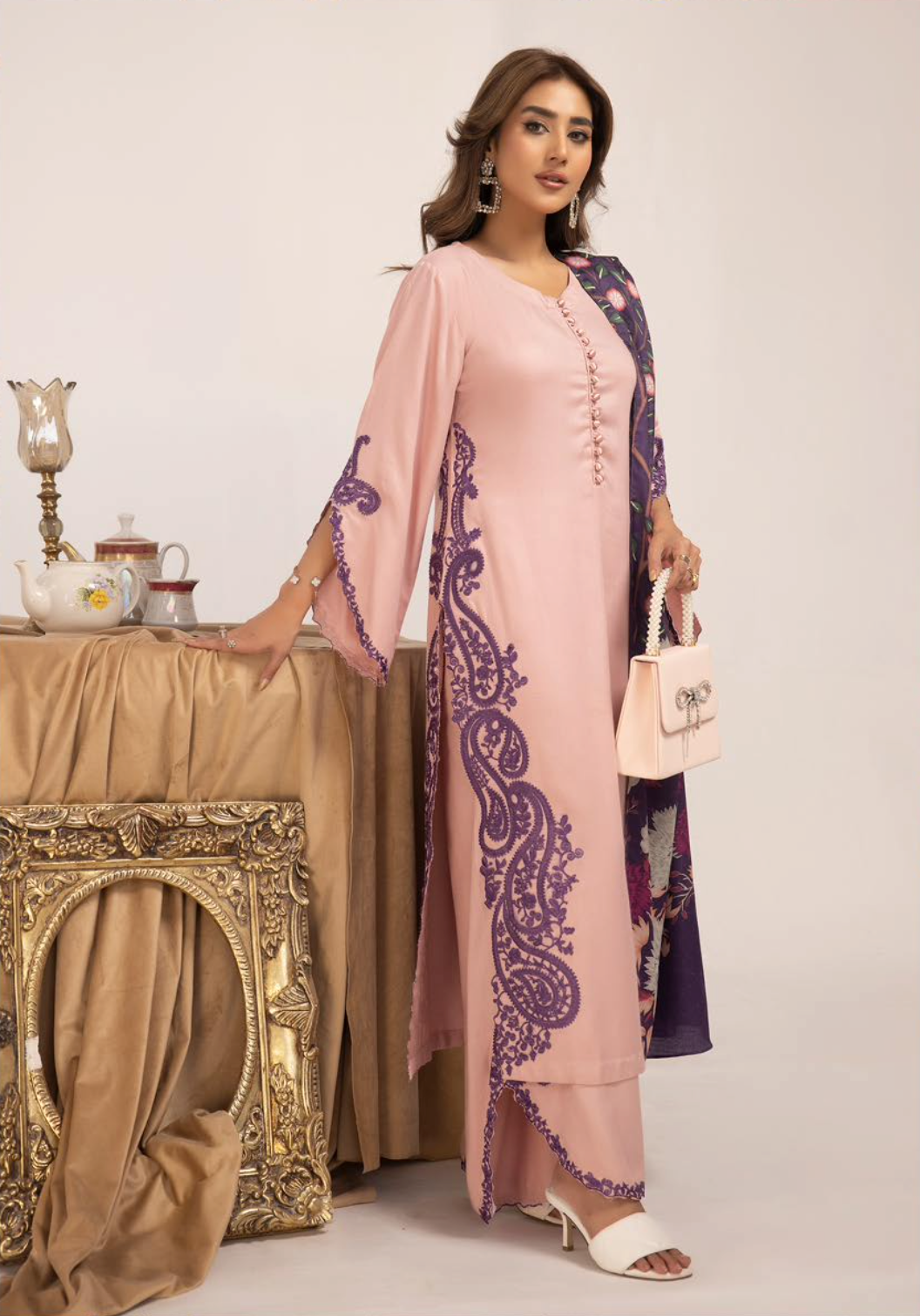 Pink Florence Marina Ladies Suit