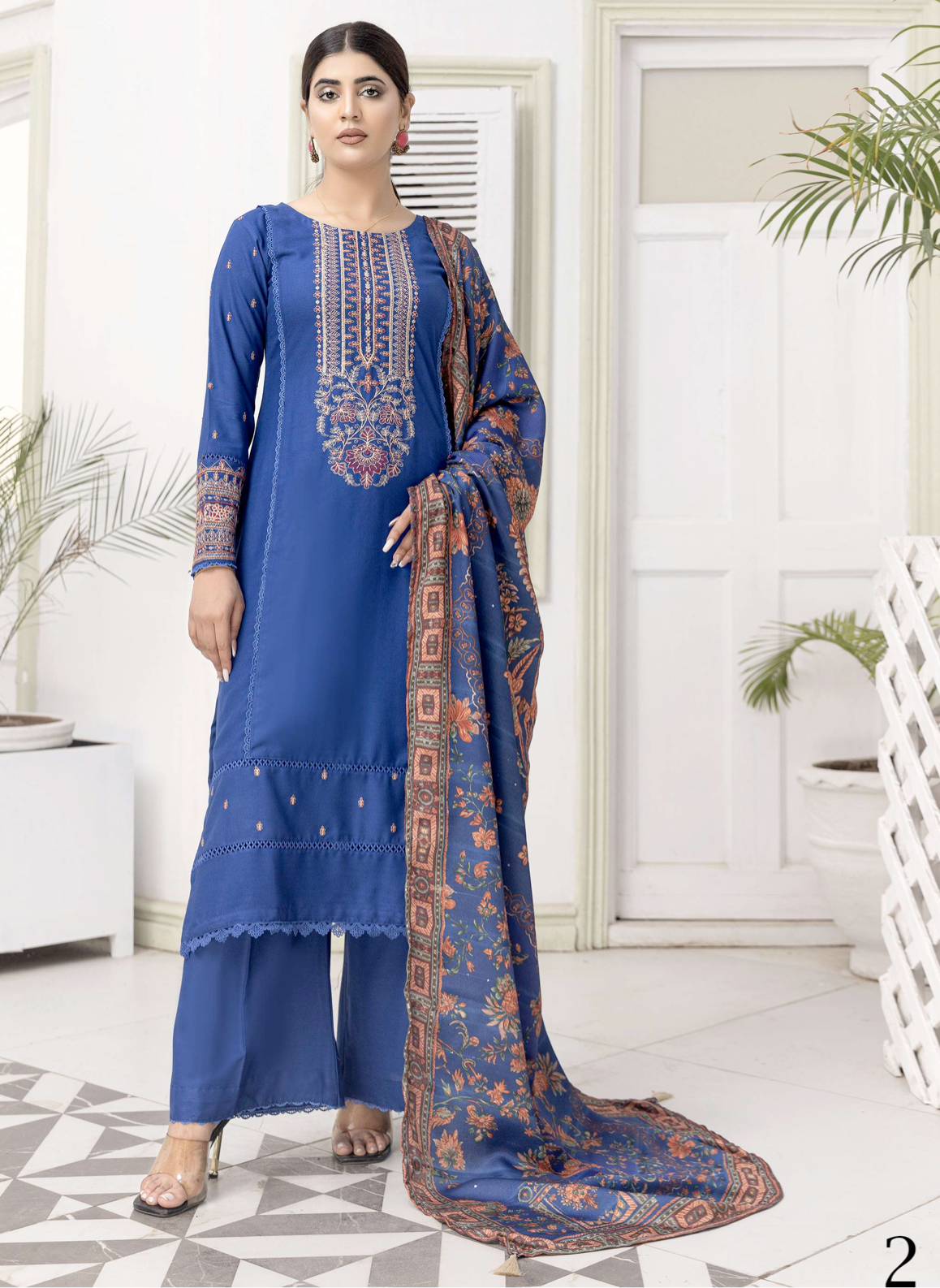 Royal blue ladies suit sale