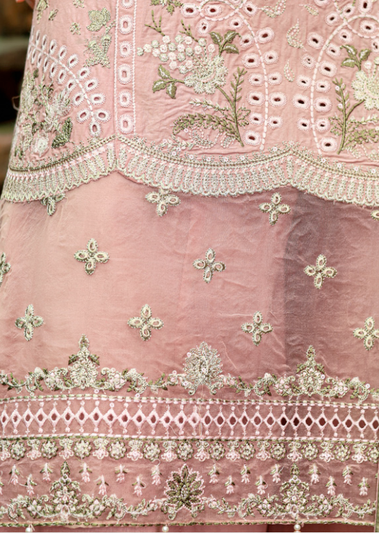 Pink Luxury Lawn Ladies Suit