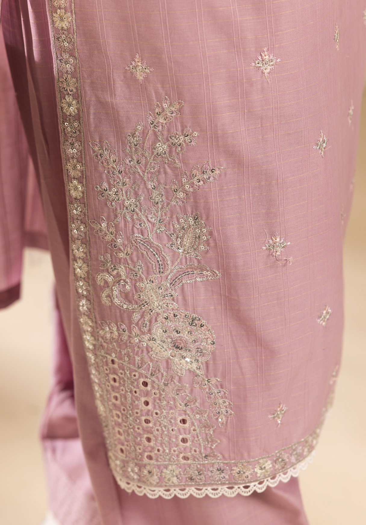 Lilac 'Senorita Lux' Cotton Ladies Suit