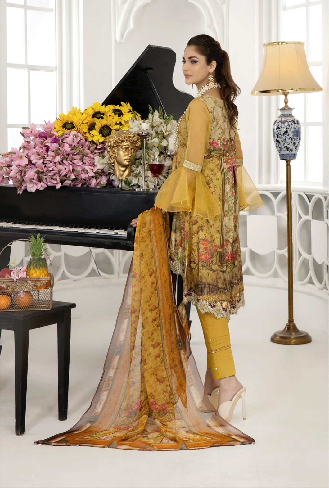 Mustard Yellow Arzoo Lawn Ladies Suit