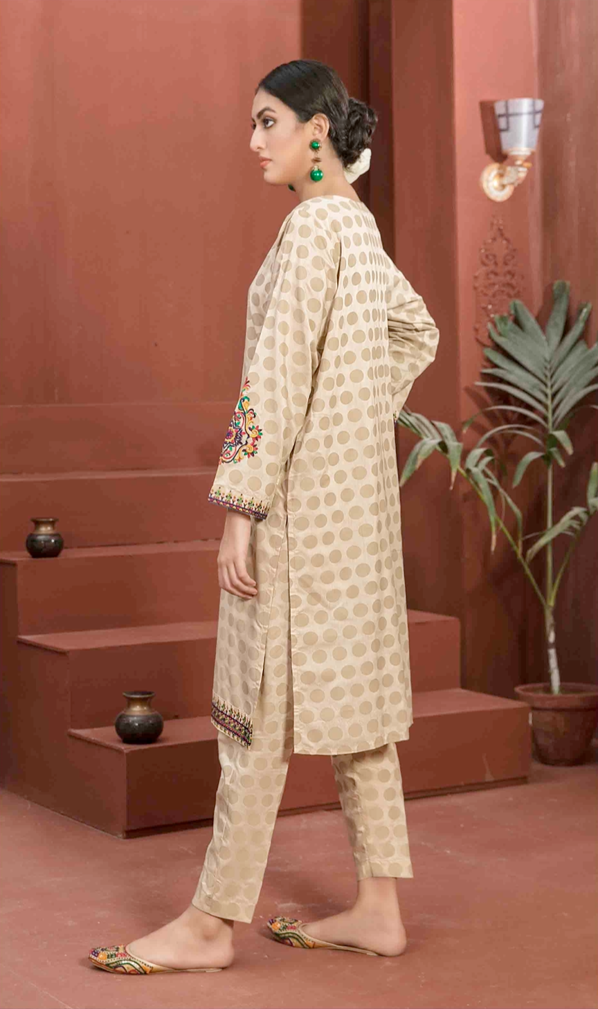 Gold Casablanca by Tawakkal Viscose Ladies Suit