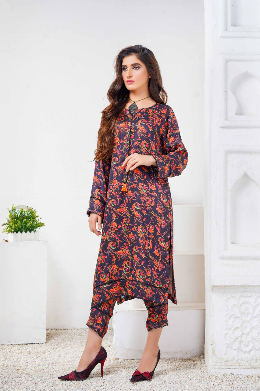 Black Bin Saeed Kotail Ladies Suit