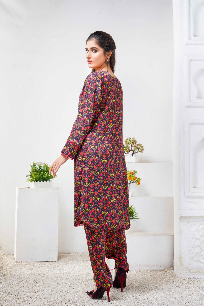 Dark Navy Bin Saeed Kotail Ladies Suit