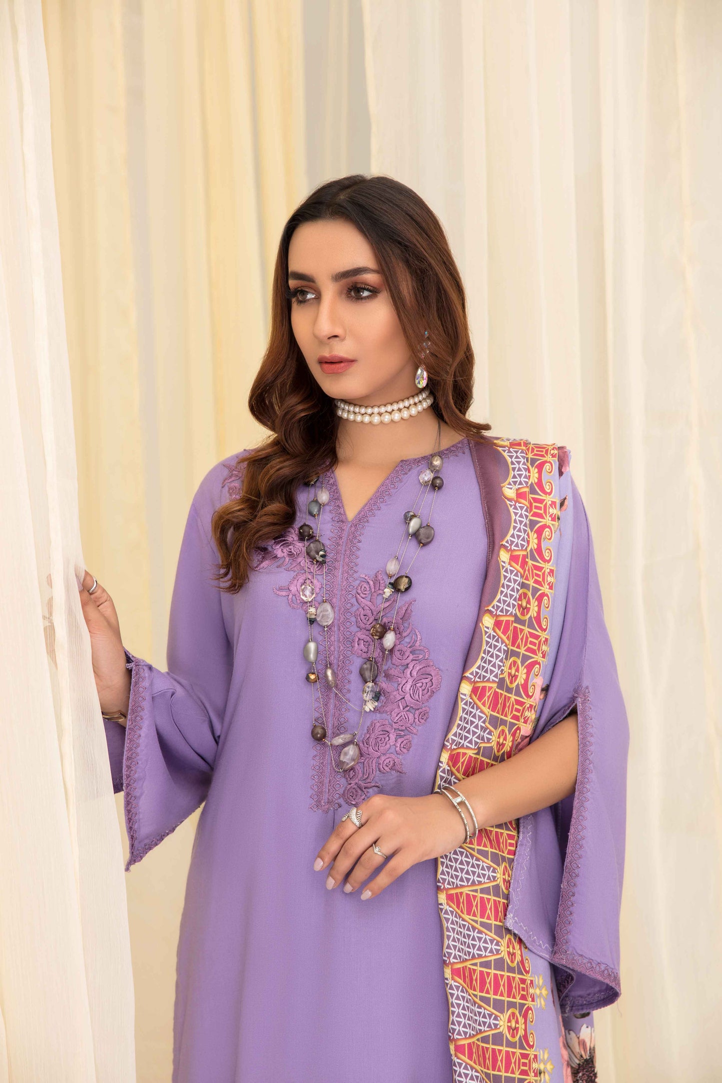 Lilac Manzil Marina Ladies Suit