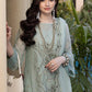 Sage Mint Green 'Merakish' Chiffon Ladies Suit