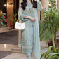 Sage Mint Green 'Merakish' Chiffon Ladies Suit