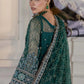 Green 'Essence' Adan's Libas Design Organza Ladies Suit