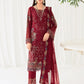 Red Rangoon by Ramsha Chiffon Ladies Suit