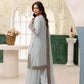 Light Blue 'Nida Lux' Chiffon Ladies Suit