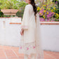 Light Beige Cream 'Aurea' Jacquard Ladies Suit