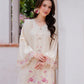 Light Beige Cream 'Aurea' Jacquard Ladies Suit