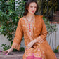 Orange Brown 'Aurea' Jacquard Ladies Suit