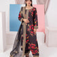 Black 'Elsa Lux' Silk Lawn Ladies Suit