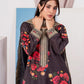 Black 'Elsa Lux' Silk Lawn Ladies Suit