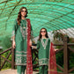 Green Luxury Lawn Girls Suit