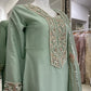 Mint Green Silk Ladies Suit