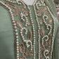 Mint Green Silk Ladies Suit