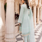 Light Teal Blue Chikankari Ladies Suit
