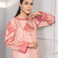 Pink Daisy Viscose Ladies Suit