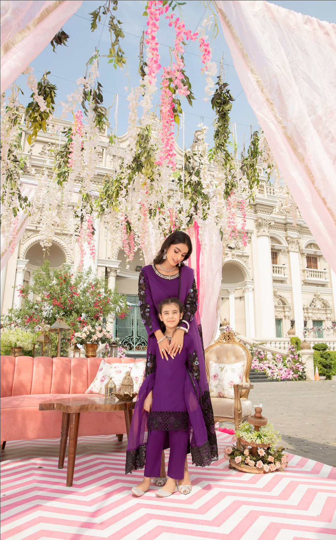 Purple IVANA Luxury Girls Suit