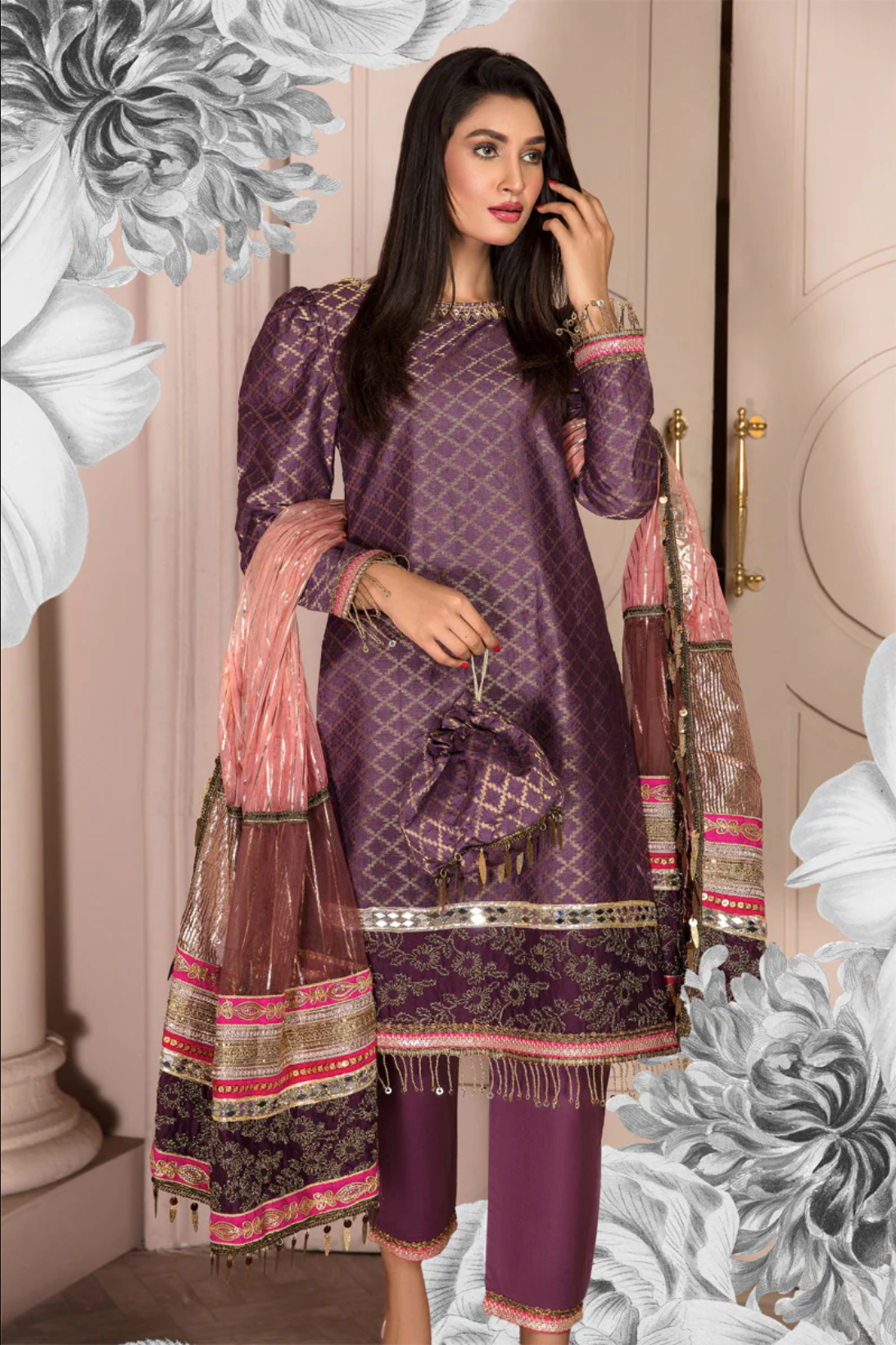 Purple Plum IVANA Luxury Ladies Suit