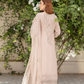 Light Brown Taupe IVANA Luxury Chiffon Ladies Suit