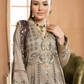 Olive Green Grey Munira Designer Lawn Ladies Suit