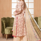 Dusty Peach Pink Munira Designer Lawn Ladies Suit